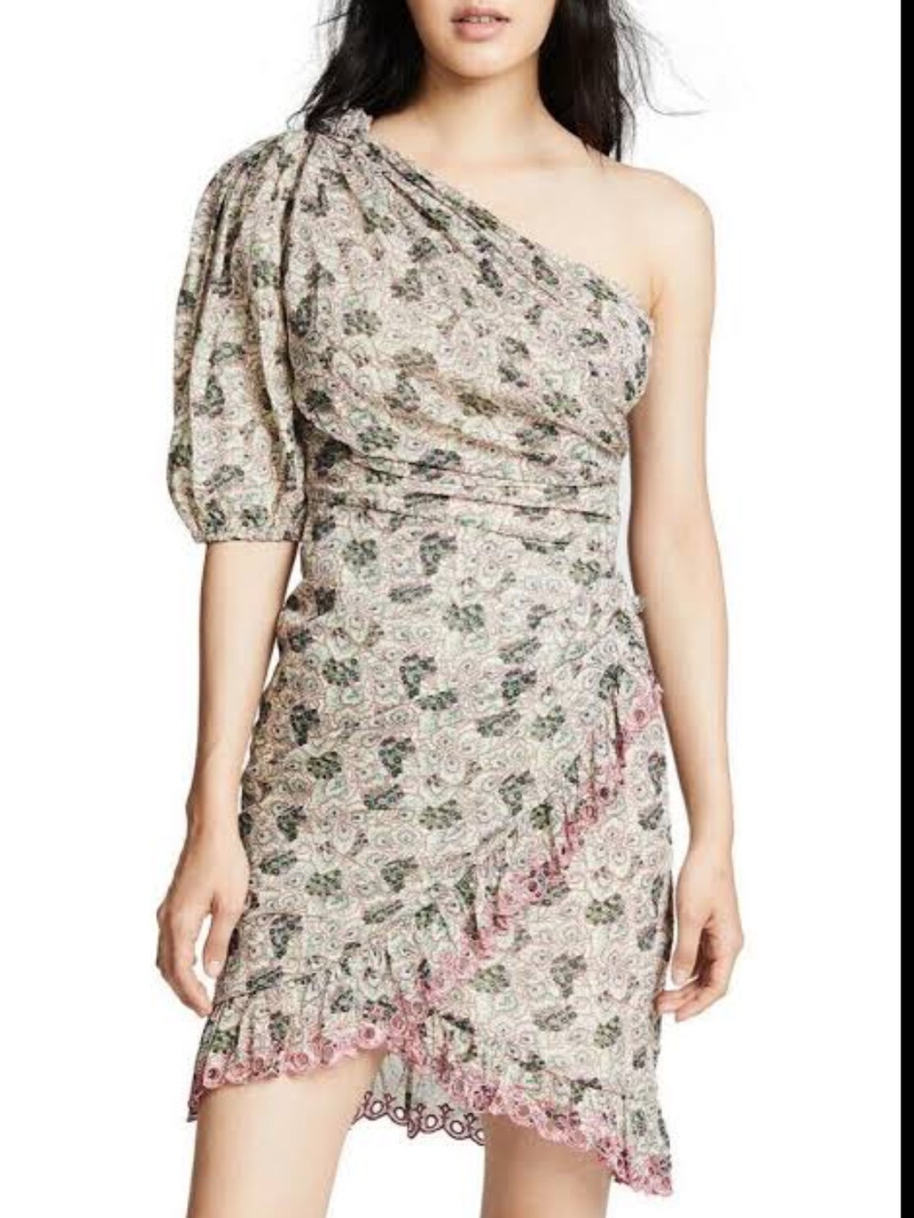 Isabel Marant Esther One Shoulder Dress NEW NWT